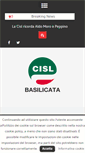 Mobile Screenshot of cislbasilicata.it